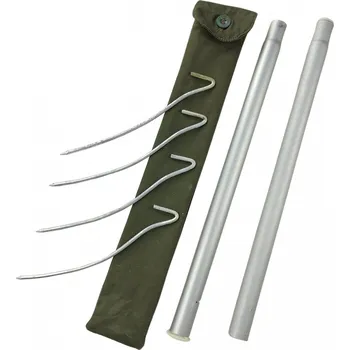 ARMÁDNÍ ORIGINÁL POLSKO Stanové tyčky a kolíky k celtě zelená sada Polsko originál