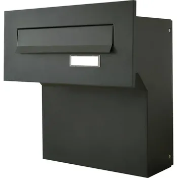 Poštovní schránka 3MH s.r.o. Poštovní schránka do sloupku + čelní deska se jmenovkou - antracit