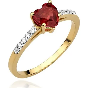 Hodinky Prsten Bonore - Bílé Zlato 585 - Rubín 1-1 ct 122378