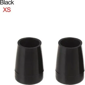 Motocyklový chránič kolene a holeně Chrániče podpatků | ochrana podpatků, 1 pár - černá XS 8mm