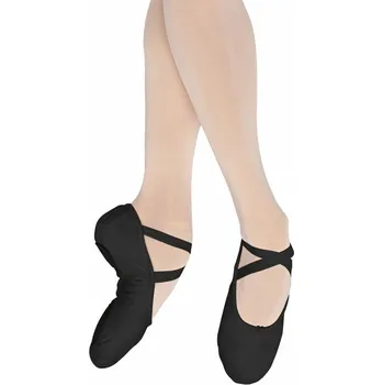 Baletní piškoty Bloch PUMP S0277L látka černá Velikost: 2