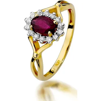 Hodinky Prsten Bonore - Zlato 585 - Rubín 0-6 Ct 95438