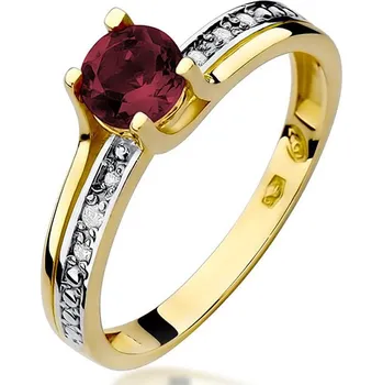 Hodinky Prsten Bonore - Zlato 585 - Granát 0-6 Ct 93406