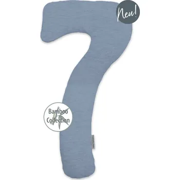 Polštář Polštář pro spaní na boku My7 Theraline - melange blau
