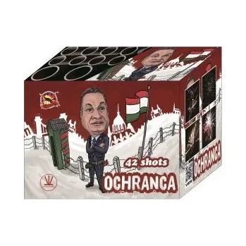 Zábavní pyrotechnika Kompaktní ohňostroj OCHRANCA 42 RAN. 30+50mm