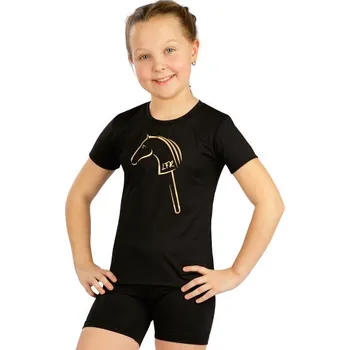 Dívčí legíny LITEX Triko dětské s krátkým rukávem. J1362