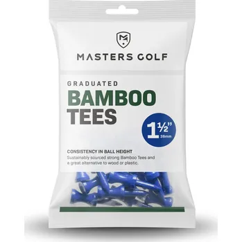 Golfová tyčka MASTERS bambusová golfová týčka 38 mm (25 ks)