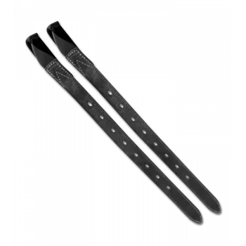 Sport Náhradní kožené dotahovací řemeny WINTEC 10" & 13" černá 13"/32,5 cm