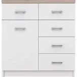 Komoda 1d4s, dub sonoma