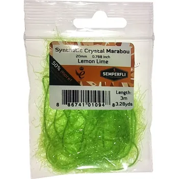 Semperfli Syntetické Marabou Synthetic Crystal Marabou Lemon Lime