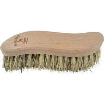 Čištění pro koně Kartáč ve tvaru S BORSTIQ s dlouhým chlupem