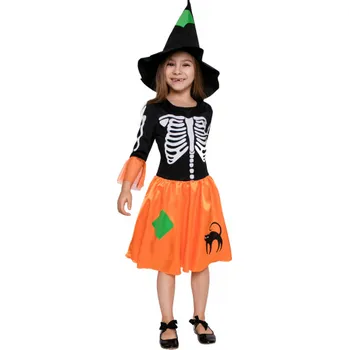 Karnevalový kostým Godan Dětský kostým kostra dýně 130/140