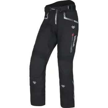 Moto kalhoty Kalhoty na motocykl RSA Greby 2 černé prodloužené L