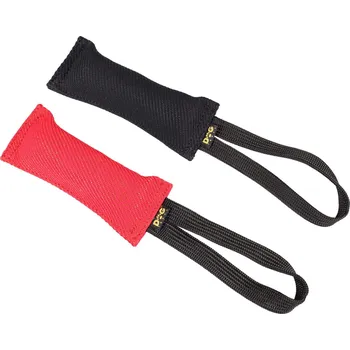 Hračka pro psa Pešek Ringo pro psy s uchem - M / Černá