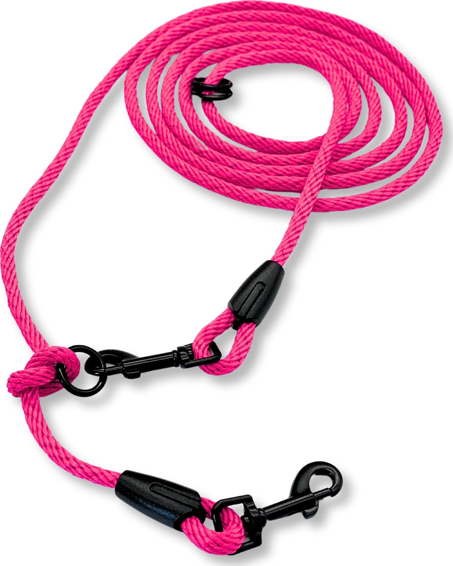 PafDog® Přepínací nastavitelné vodítko 6mm, 11 délek, růžové DÉLKA VODÍTKA: 2 metry