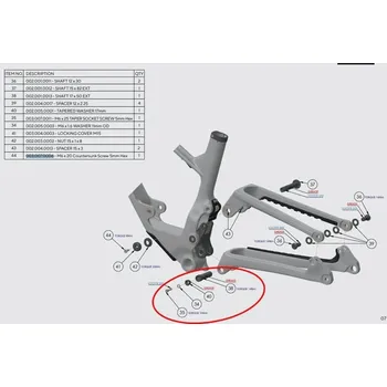 rám kola Kit Forbidden V2 - řetězová vzpěra