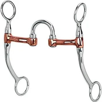 Udidlo pro koně Westernová korekční páka WEAVER s měděným udítkem