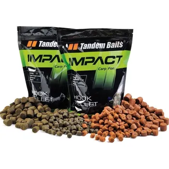 Impact Hook pelety - ,Black halibut 12mm/1kg