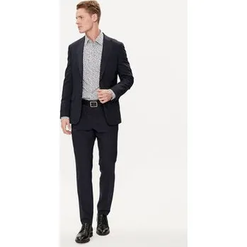 Boss Košile H-Hank 50512664 Modrá Slim Fit 43