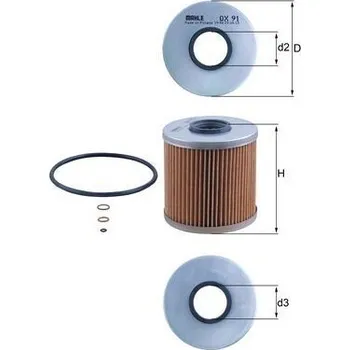 Olejový filtr Olejový filtr KNECHT OX 91D