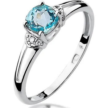Hodinky Prsten Bonore - Bílé Zlato 585 - Topaz 0-7 ct 126588