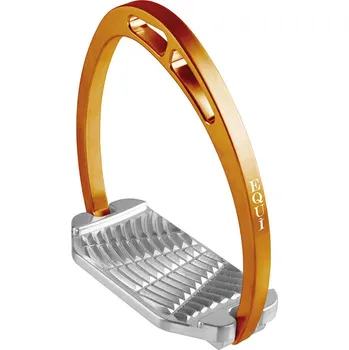 Hliníkové třmeny Equitaly Plus Up Spin Zelená