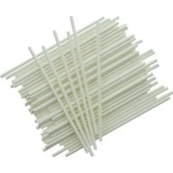 Harko papírové tyčinky bílé 7,5 cm (50ks)