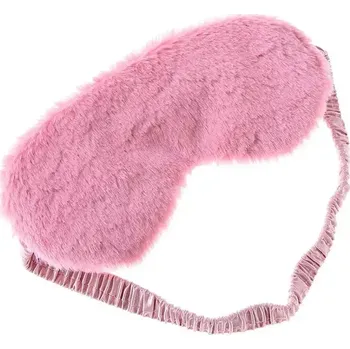 Erotická maska Růžová plyšová maska na oči