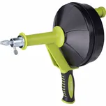 Extol Craft 5464 | Pružina kanalizační pozinkovaná "krtek" s bubnem, pohon na vrtačku 6 mm, dĺžka 6 m