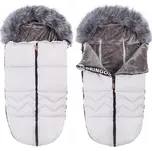 Zimní fusak s kožíškem 4v1 SPRINGOS FLUFFY bílý