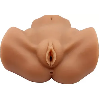 Realistické ženské torzo černošky s umělou vagínou a úzkým análem