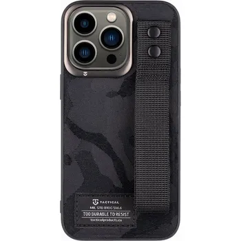 Telefonní příslušenství Tactical Camo Troop Drag Strap Kryt pro Apple iPhone 13 Pro Black Chraň svůj telefon, aniž bys obětoval styl. Tactical Camo Troop umí obojí.