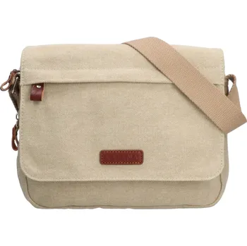 Pánská aktovka Unisex taška přes rameno Katana Madrid - světle béžová