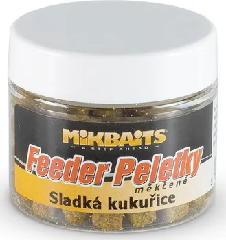 Mikbaits Feeder peletky měkčené sladká kukuřice 50 ml