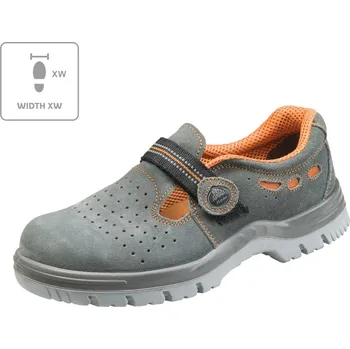 Pánské polobotky Bata Industrials Riga Xw Uni sandály B22 šedá 43