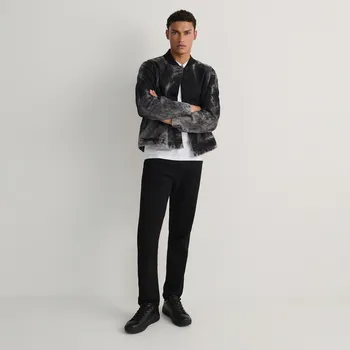 Pánské džíny Reserved - Džíny slim se sepraným efektem - černý - 6464H-99J - 6464H-99J-384-2