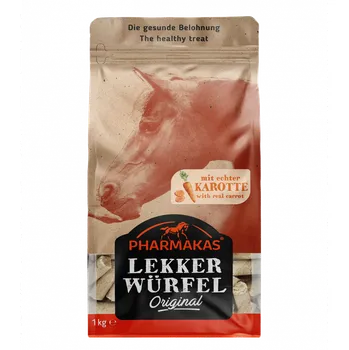 Krmivo pro koně Pamlsky Pharmakas® Mrkev, 1 kg