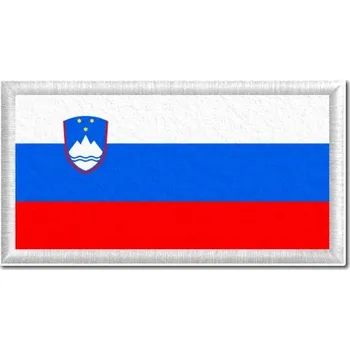 Vlajka Pelisport Slovinská vlajka tištěná nášivka 6 x 3 cm