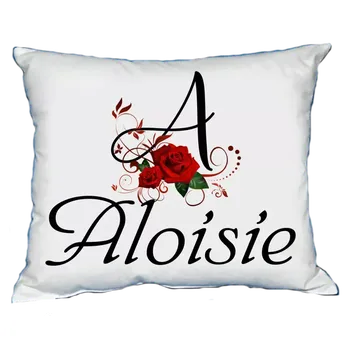 Dekorativní polštářek Polštář s dámským jménem ALOISIE (polštářek dámské jméno )