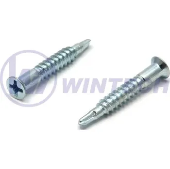 Vrut Konfirmát samovrtný 3,0mm 7H 4,8x32 ZB Balení: 500 ks CCDHB04032B5K