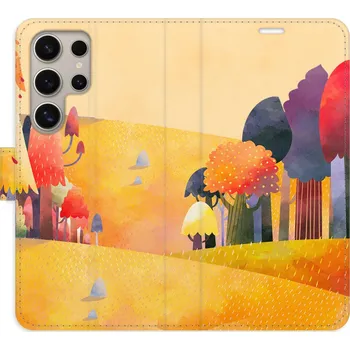 Pouzdro na mobilní telefon Flipové pouzdro iSaprio - Autumn Forest - Samsung Galaxy S24 Ultra