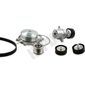 Vodní pumpa + klínový žebrový řemen HEPU PK15130