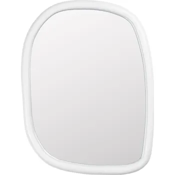 Zrcadlo Bílé dřevěné zrcadlo ZUIVER LOOKS 73 x 55 cm