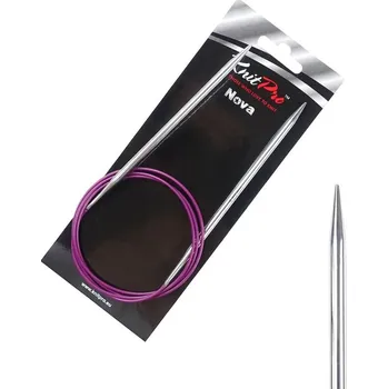 Jehlice Kruhové kovové jehlice Nova Metal 100 cm 4,50 mm