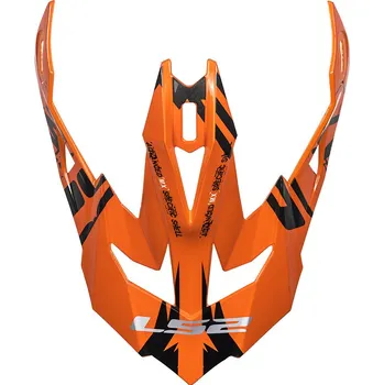 Helma na motorku LS2 PEAK MX470 EMPEROR BLACK ORANGE