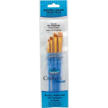 Umělecký štětec Malířské štětce 4 ks,, Golden Taklon", 1,3,2,3,0