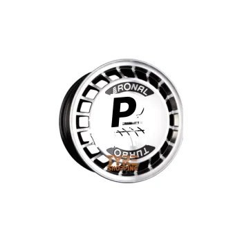 Disk RONAL R10 TURBO schwarz frontkopiert 7.00 x 15 ET 28.00 4x100
