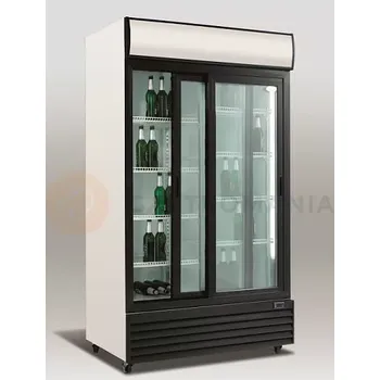 Chladící prosklená skříň 1000 l, posuvné dveře, 1130x700x2020 mm | RESTO QUALITY, RQ1100SL