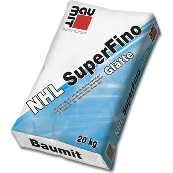 Omítka Baumit NHL SuperFino vápenná stěrka hladká 20 kg