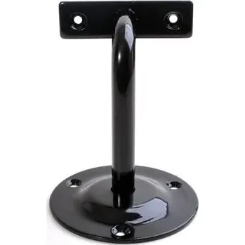 Zábradlí držák zábradlí kulatý černý